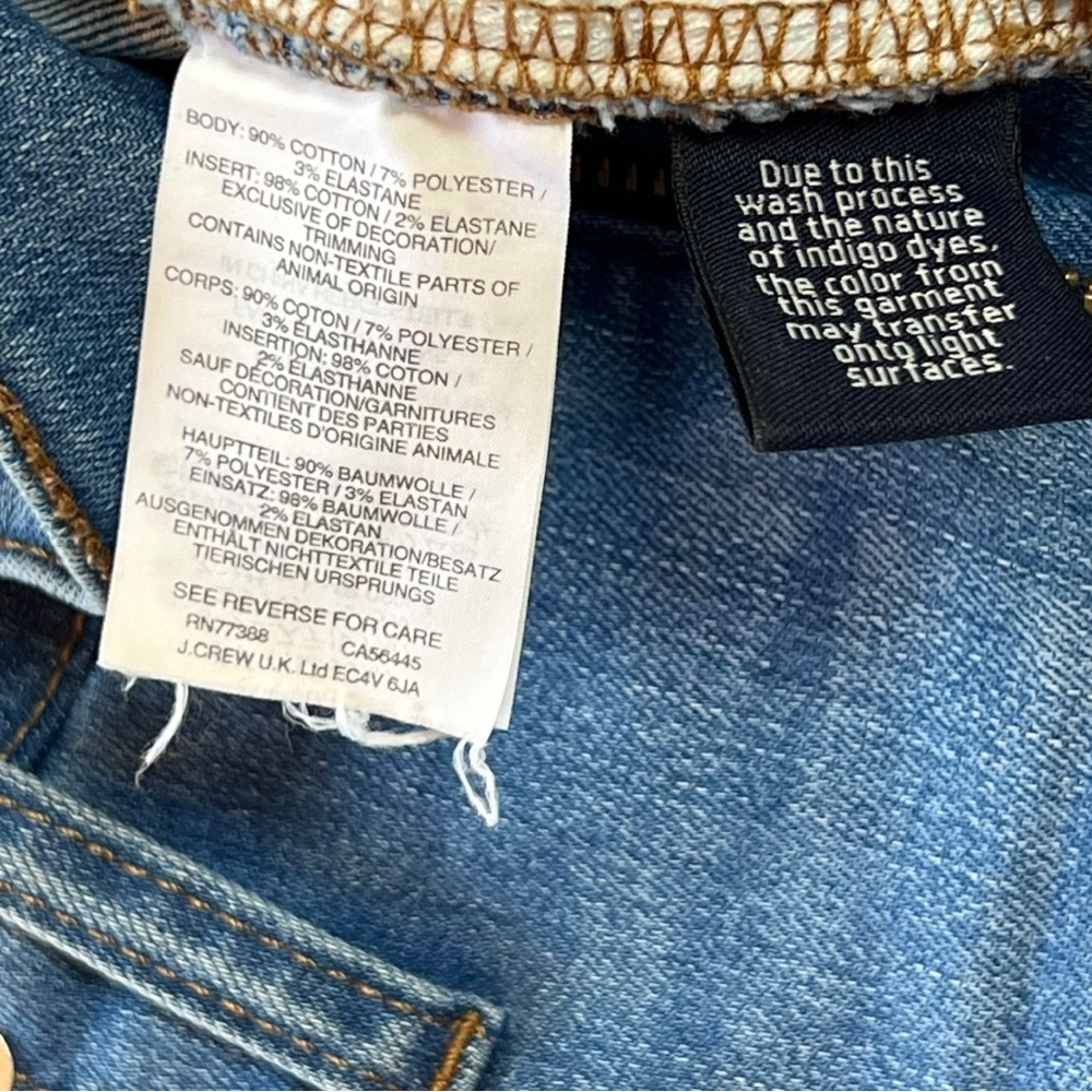 MADEWELL Cali Demi-Boot Jeans | Size 31 | Medium Wash Denim | Raw Hem - Picture 10 of 11